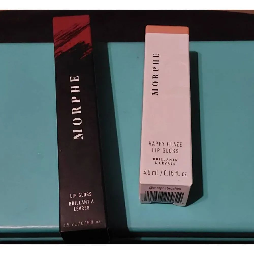 BNIB~Morphe Brilliant Lip Gloss & Happy Glaza Lip Gloss Duo~$26 Value